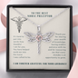 To The Best Nurse Preceptor Forever Grateful Dragonfly Necklace | Preceptor Thank You Gift | Nursing School Preceptor
