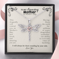 To My Amazing Mother On Mother's Day Dragonfly Necklace | Message From Son, Daughter To Mom on Mother's Day