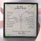 To My Bonus Mom  I Will Always Be There Dragonfly Necklace | Gift for Bonus Mom from Step-Daughter, Step-Son