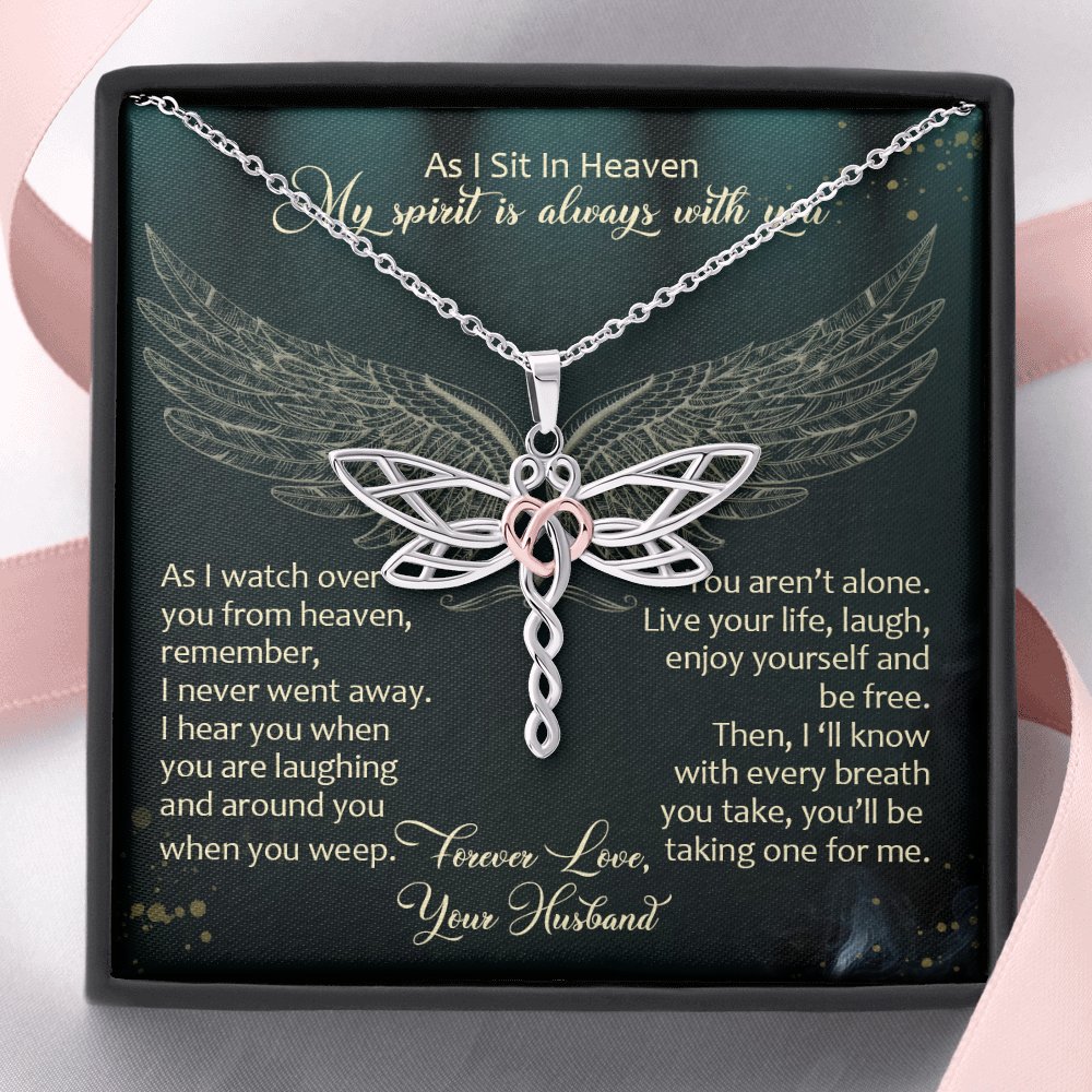 As I Sit in Heaven, Loss of Husband Gift Memorial Gift | In Memory of Husband |Sorry for your loss of Spouse| Loss of loved one | Condolence Gift | Bereavement Gift