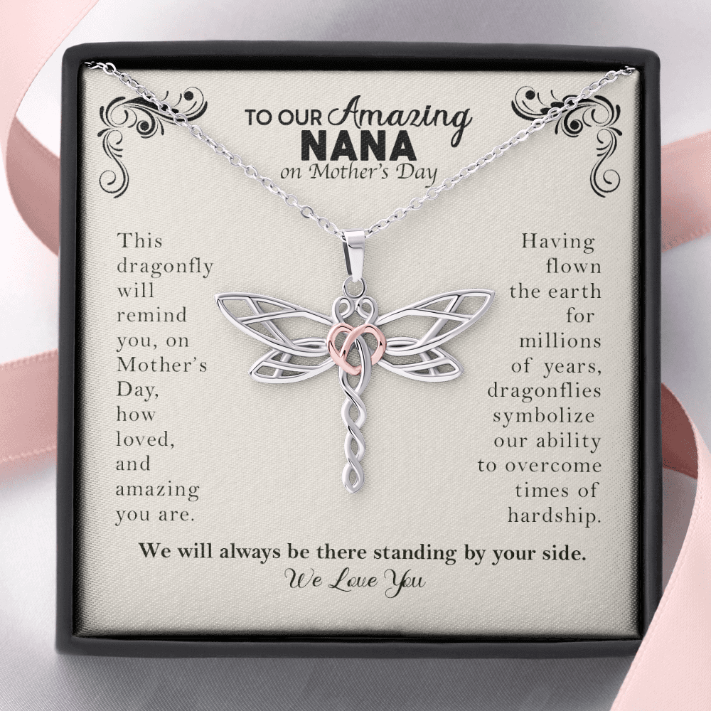 To Our Amazing Nana On Mother's Day | NANA Necklace Gift Mothers Day Gift for Nana from Grandkids | Nama Gift for Grandmother Gift Grandmother