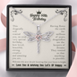 Happy 60th Birthday Dragonfly Necklace - Perfect gift for your best friend, daughter, sister, niece, cousin,  on her 60th birthday