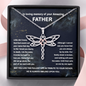 Loss of Dad Dragonfly Necklace, Grief Gift, Sympathy Gift, Dad Remembrance Necklace, Dad Memorial Gift, Gift for Daughter, Bereavement Keepsake Condolence