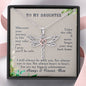 To My Daughter You Are My Biggest Achievement Dragonfly Necklace | Gift for Daughter from Mom | Birthday, Graduation, Christmas Gift