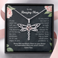 To My Amazing Mom Dragonfly Necklace | Gift to Mom from Daughter / Son | Mother's Day Gift for Mother