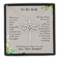 To My Mom, I Will Always Be There Dragonfly Necklace | Gift for Mom from Daughter | Birthday, Mother's Day, Christmas Present