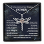 Loss of Dad Dragonfly Necklace, Grief Gift, Sympathy Gift, Dad Remembrance Necklace, Dad Memorial Gift, Gift for Daughter, Bereavement Keepsake Condolence