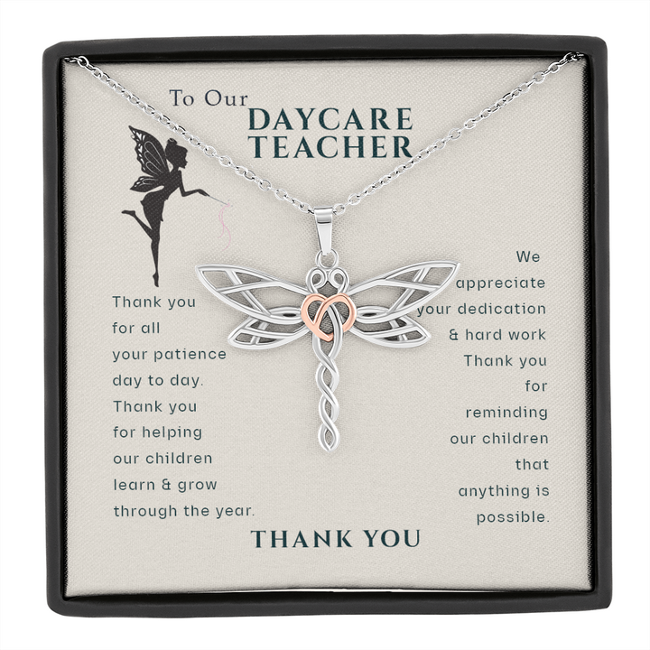 Daycare Teacher Dragonfly Gift, Daycare Teacher Thank You Gift