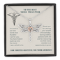 To The Best Nurse Preceptor Forever Grateful Dragonfly Necklace | Preceptor Thank You Gift | Nursing School Preceptor