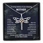 Mom Memorial Dragonfly Necklace | Loss of Mother Gift | Mother Loss Sympathy Gift | Mother Loss Sympathy Gift