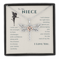 To My Niece Live Your Dreams Dragonfly Necklace | Birthday, Graduation Gift For Niece | Gift From Uncle | Gift From Aunt