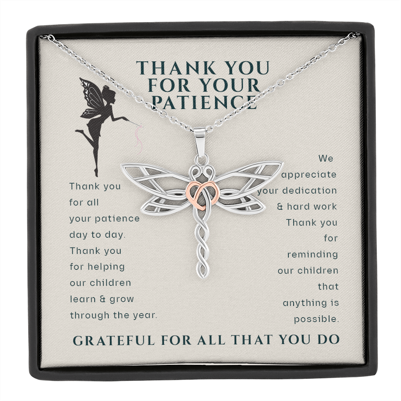 Babysitter Gift, Nanny Gift, Preschool Teacher Gift, Daycare Teacher Gift, Gift for Babysitter, Gift for Caregiver, Thank You Dragonfly Gift