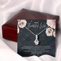 To My Beautiful Wife, I Found My Missing Piece Love Knot Necklace with Premium Box