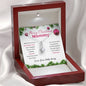 Mommy To Be Merry Christmas Necklace From Baby Bump