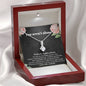 You Aren't Alone Cancer Support Necklace | Surgery, Cancer Patient, Sick Friend Care Package