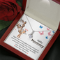 Hello Mommy Alluring Beauty Necklace| First Time Mom Gift| Gift for New Mom| Love, From your Tummy| Giraffe Themed Gift| Baby Shower Gift