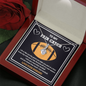 To My Fair Catch Gift for my Wife, Football Themed Anniversary, Birthday and Valentines Day Gift for Her, I Love You More Than Football Gift