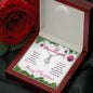 To My Granddaughter, I Will Always Have Your Back Necklace