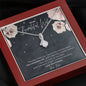 To My Beautiful Wife, I Found My Missing Piece Love Knot Necklace with Premium Box