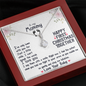 To My Mommy From Baby Happy First Christmas Together Alluring Necklace | New Mommy, First Time Mom Gift, New Mom Gift Jewelry, Gift for New Mom Necklace