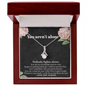 You Aren't Alone Cancer Support Necklace | Surgery, Cancer Patient, Sick Friend Care Package