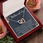 Mother and Son Connected Forever Necklace, Mother's Day Gift for Mom from Son, Mom Birthday Gift from Son, Mom Necklace, Mother's Day Gift