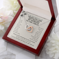 Funny Mother in Law Gift Interlocking Hearts Necklace | Mothers Day Gifts for Mother in Law - Mother in Law Wedding Gift
