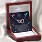 Gigi from Mommy's Tummy Interlocked Heart Necklace | Grandmother Announcement Necklace