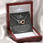 To My Queen  Living The Dream Interlocking Heart Necklace | Anniversary Gift For Girlfriend | Gift for Girlfriend, Girlfriend Gift