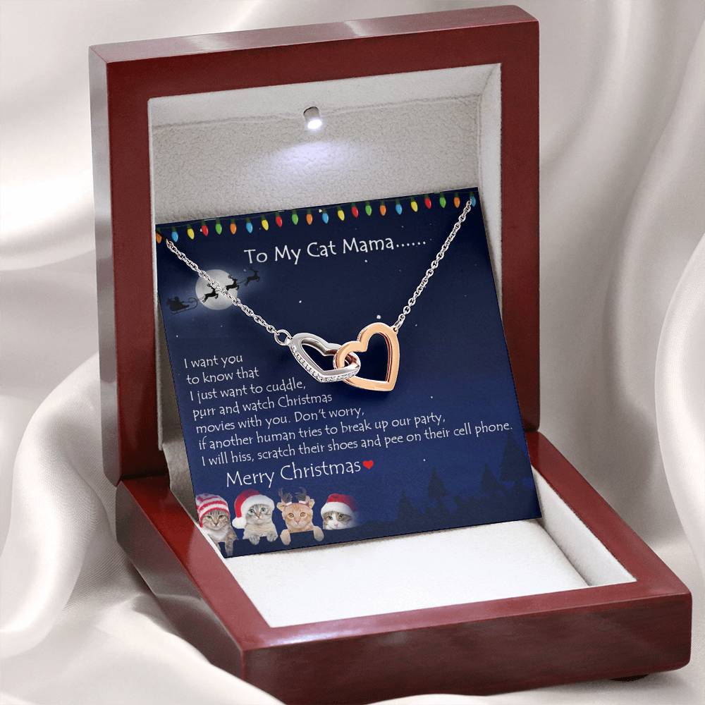 To My Cat Mama Merry Christmas from your Cat | Christmas Gift for Cat Mama