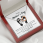 Happy Mother's Day Necklace from Your Baby Bump Interlocking Hearts Necklace | I cant wait to meet you Gift from Baby | First Mother's Day Gift