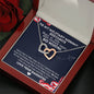 To My Military Mommy, Distance Means So Little Necklace, Military Mom Gift from Daughter