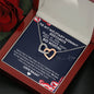 Customized To My Military Mommy, Distance Means So Little Love Necklace, Military Mom Gift