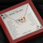 To My Ride Or Die Double Heart Necklace | Best Friend Necklace, Best Friends Forever