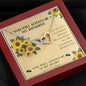 You Will Always Be My Sunshine Interlocked Heart Necklace