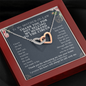 Funny Mother in Law Gift Interlocking Hearts Necklace | Mother in Law Wedding Gift, Mothers Day Gifts for Mother in Law