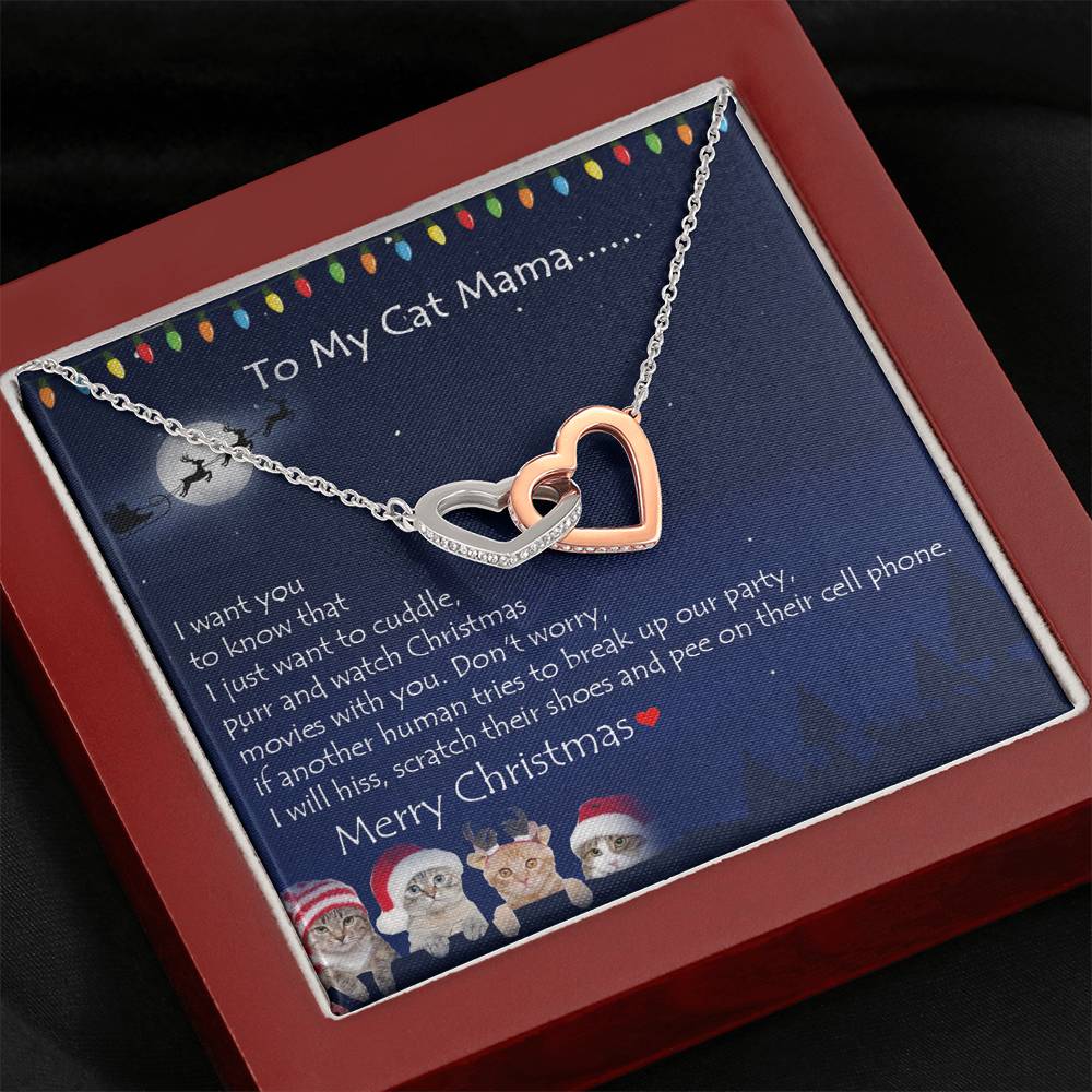 To My Cat Mama Merry Christmas from your Cat | Christmas Gift for Cat Mama