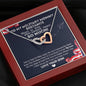 To My Military Mommy, Distance Means So Little Necklace, Military Mom Gift from Son