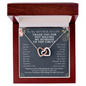 Funny Mother in Law Gift Interlocking Hearts Necklace | Mother in Law Wedding Gift, Mothers Day Gifts for Mother in Law