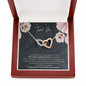 Thank You Appreciation Gift Interlocked Necklace| Thank You Gifts for Women| Thank You Gift For Mentor, Teacher, Professor, Tutor or Boss