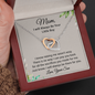 To My Bonus Mom Interlocking Hearts Necklace| I will Always Be Your Little Boy| Gift for Mom from Son| Gift from Son to Mom| Gift for Moms Birthday, Mother's Day Gift