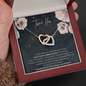 Thank You Appreciation Gift Interlocked Necklace| Thank You Gifts for Women| Thank You Gift For Mentor, Teacher, Professor, Tutor or Boss