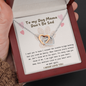 To My Dog Mama, Don't Be Sad Heart Necklace | Loss of Dog memorial | Dog loss gifts | Rainbow Bridge Dog | Pet sympathy gift