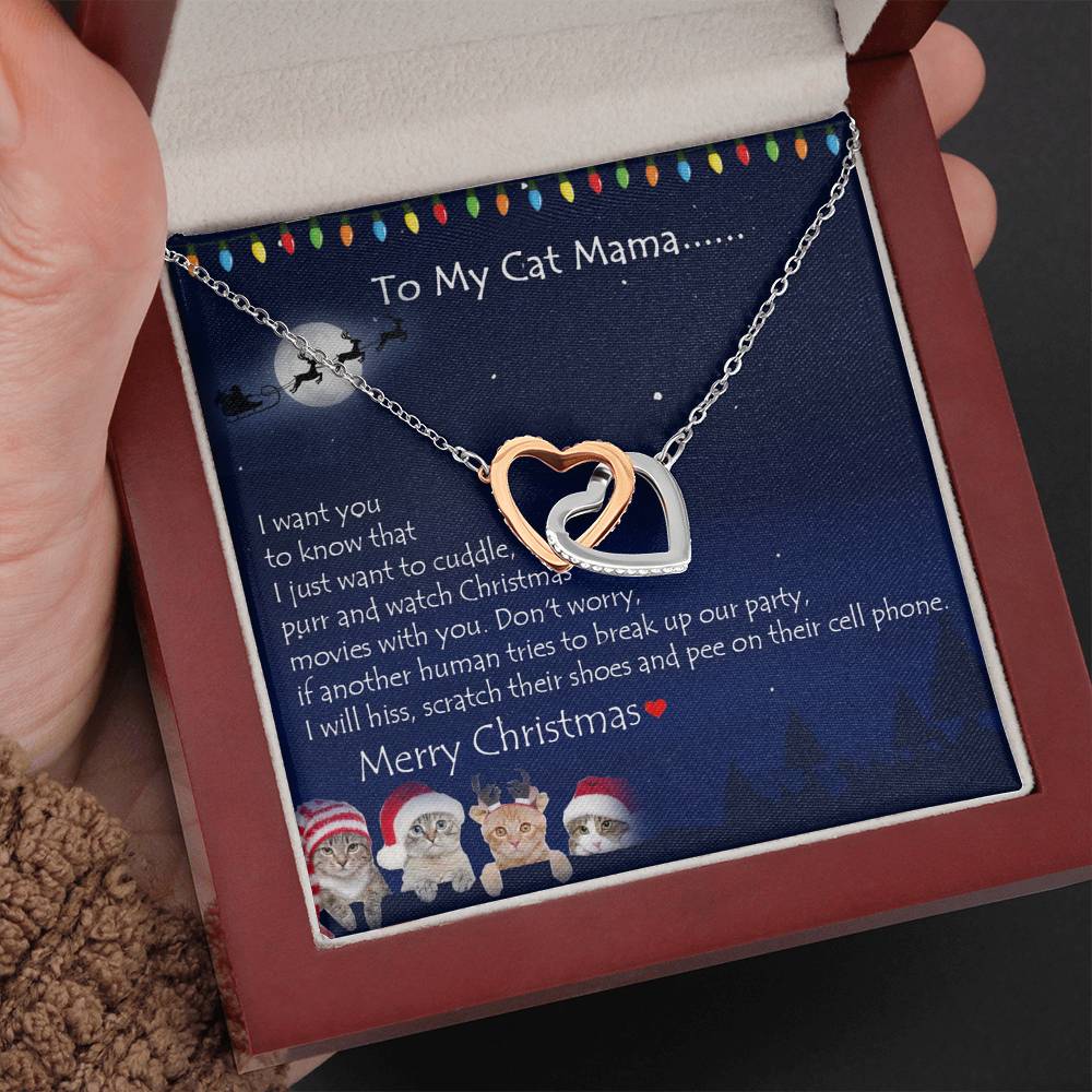 To My Cat Mama Merry Christmas from your Cat | Christmas Gift for Cat Mama