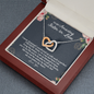 To My Amazing Sister In Law Interlocked Heart Necklace | Sister in Law Gift, Sister in Law Necklace