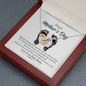 Happy Mother's Day Necklace from Your Baby Bump Interlocking Hearts Necklace | I cant wait to meet you Gift from Baby | First Mother's Day Gift
