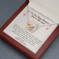 To My Dog Mama, Don't Be Sad Heart Necklace | Loss of Dog memorial | Dog loss gifts | Rainbow Bridge Dog | Pet sympathy gift
