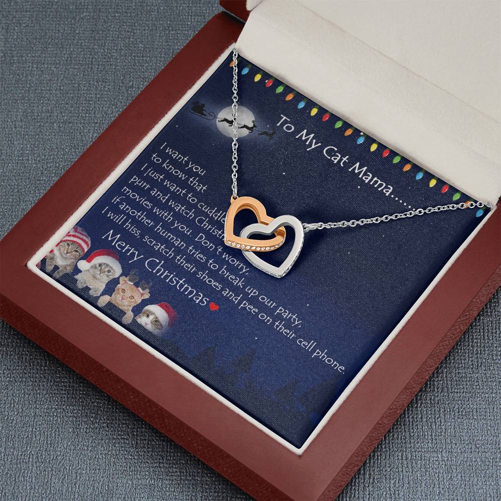 To My Cat Mama Merry Christmas from your Cat | Christmas Gift for Cat Mama