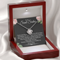 To My Soul Sister A Friend Like You Is Family Love Knot Necklace | Unbiological Sister Necklace, Bonus Sister Gift | Gift for Bestie, Best Friend Gift