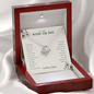 To My Ride Or Die Best Friend Love Knot Necklace | BFF, Best Friend, Unbiological Sister, Birthday Gifts, Best Friend Gift